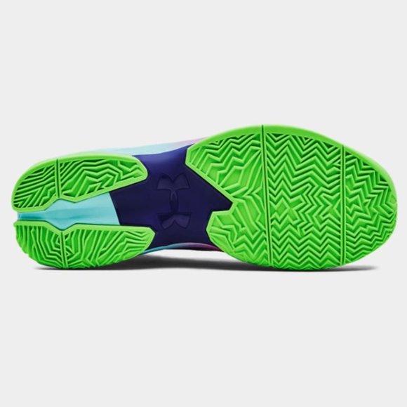 Under Armour Curry 2 Retro Northern Lights 3026052-600 Basketball Shoes Sneakers - Picture 3 of 7